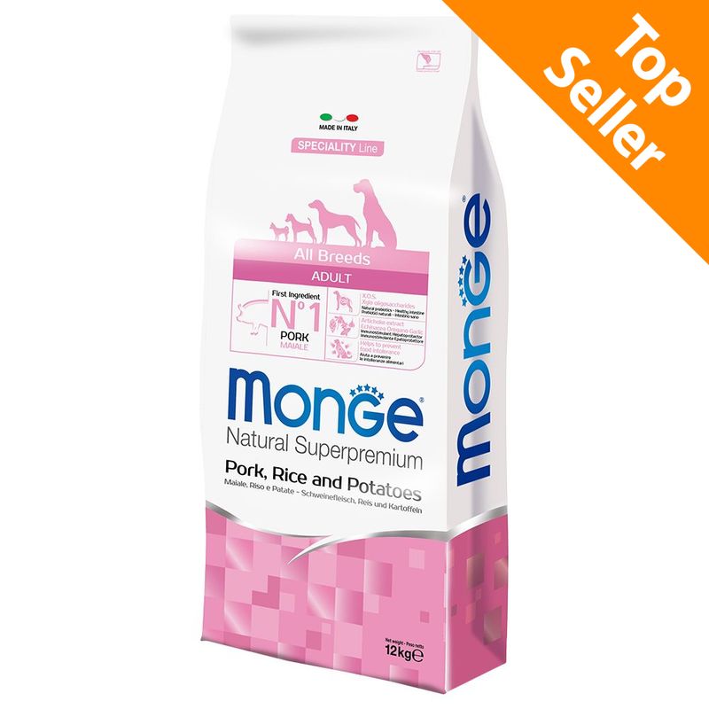 Zooplus Monge Superpremium All Breeds Adult Maiale Riso e Patate