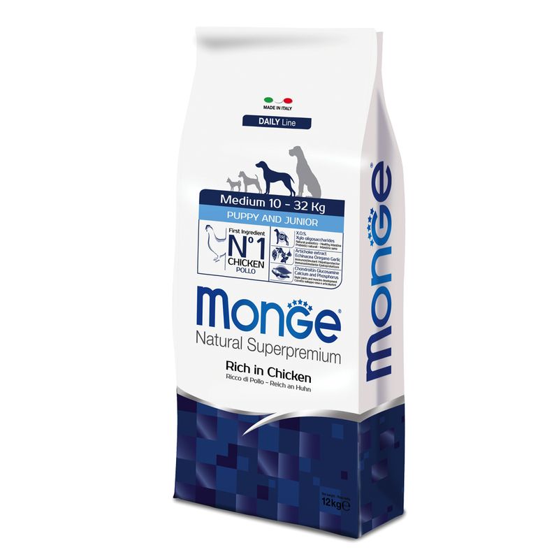 Zooplus Monge Superpremium Puppy Junior Medium Vendita