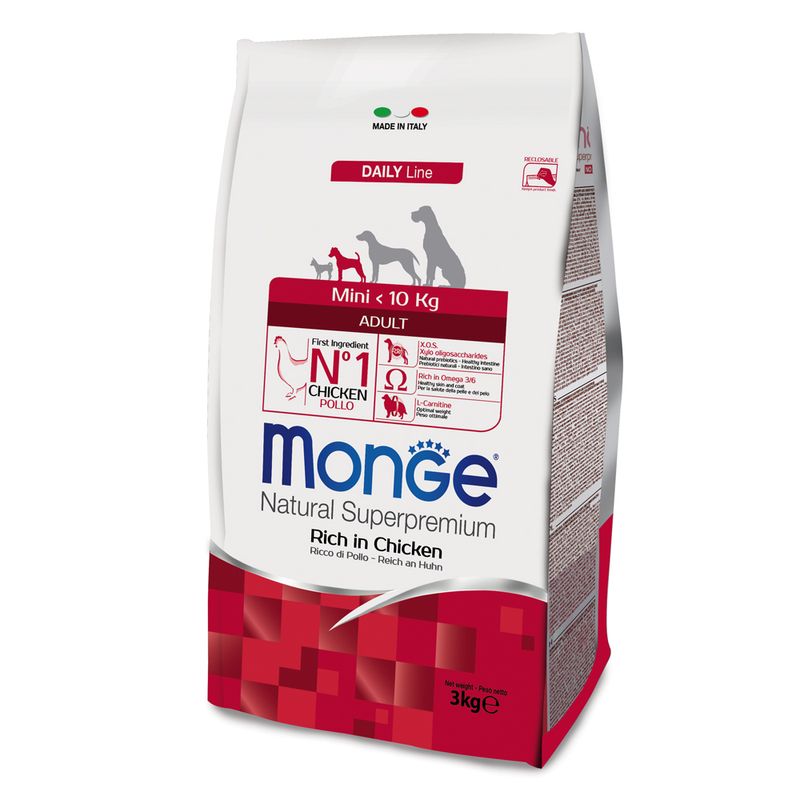 Zooplus Monge Superpemium Adult Mini Pollo