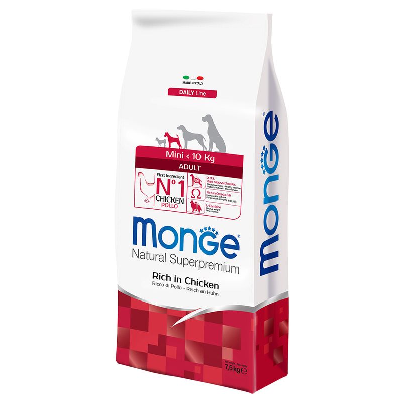 Zooplus Monge Superpemium Adult Mini Pollo Spedizione Gratuita
