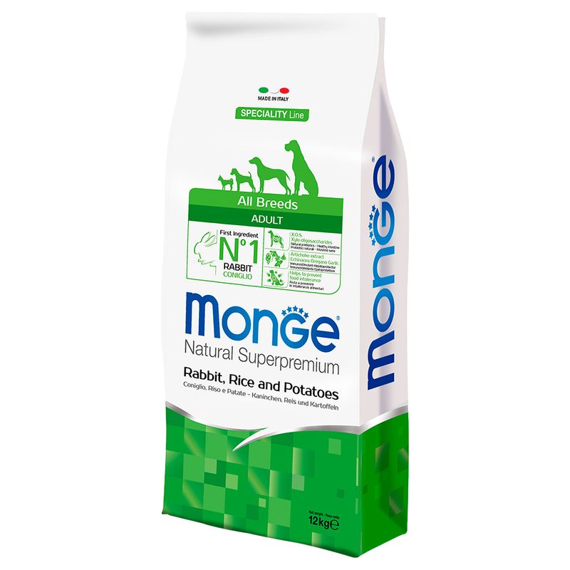 Zooplus Monge Superpremium All Breeds Adult Coniglio Riso e Patate Acquista Ora