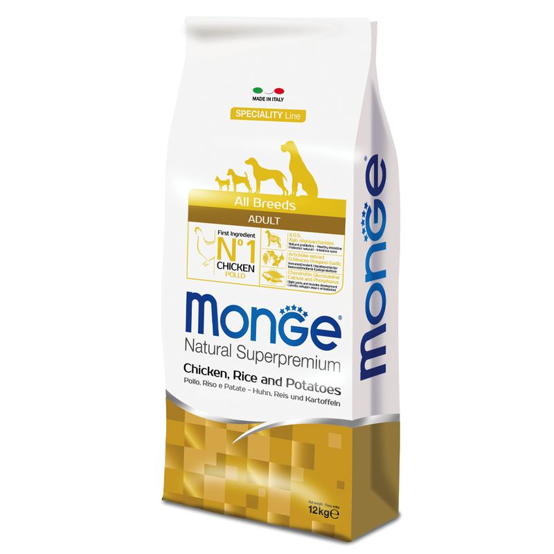 Zooplus Monge Superpremium All Breeds Adult Pollo Riso & Patate