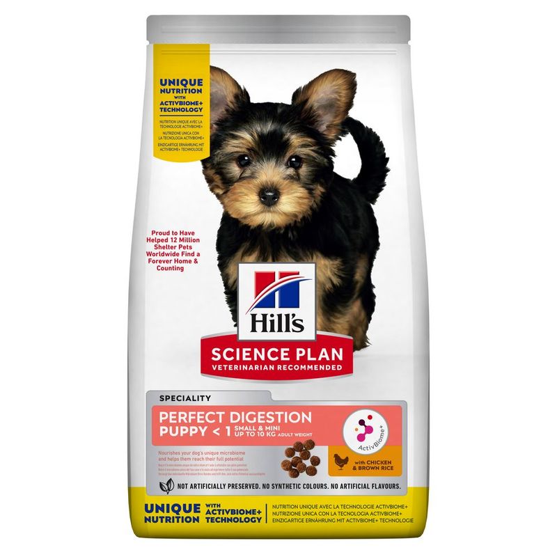 Zooplus Hill's Science Plan Small & Mini Puppy Perfect Digestion Crocchette cani
