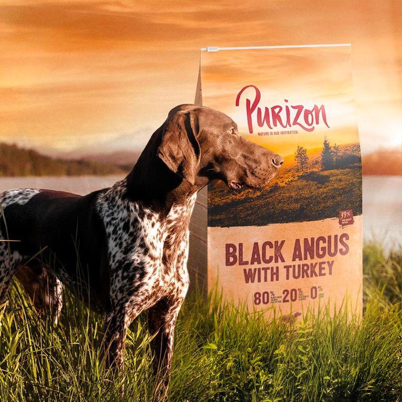 Zooplus 12 kg + 2 4 kg gratis Purizon Adult Crocchette Senza cereali per Cani Spedizione gratuita