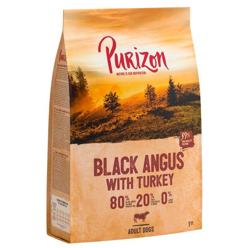 Zooplus Purizon Adult Black-Angus con Tacchino Crocchette senza cereali per cane