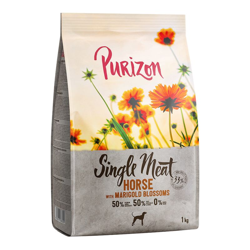 Zooplus Purizon Single Meat Adult Cavallo patate dolci e fiori di calendula per cani Affare Del Giorno