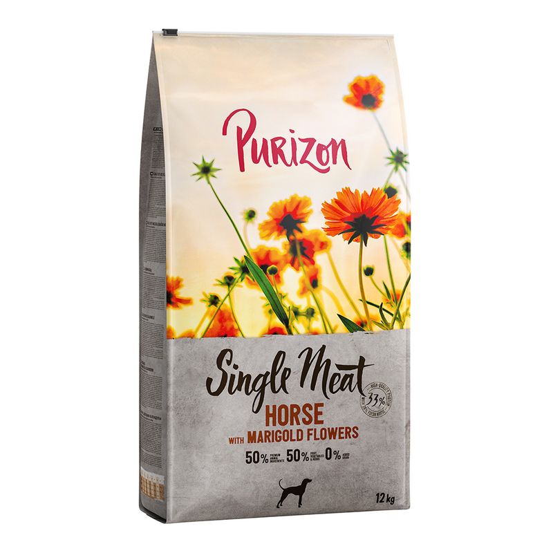 Zooplus Purizon Single Meat Adult Cavallo patate dolci e fiori di calendula per cani Affare Del Giorno