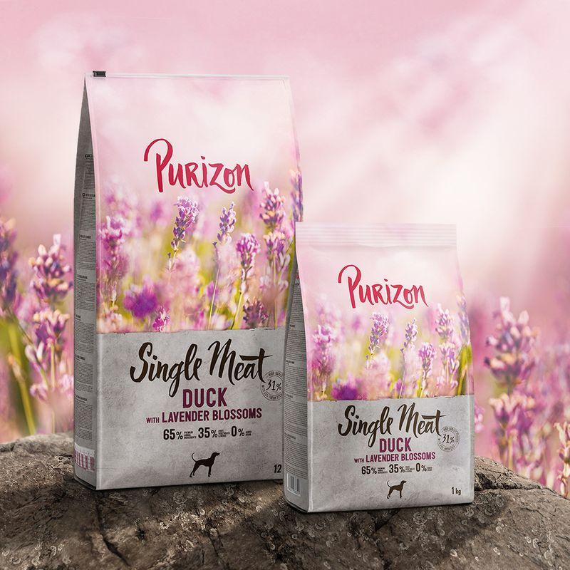Zooplus Purizon Single Meat Adult Anatra con mela e fiori di lavanda per cane Prezzo Ridotto