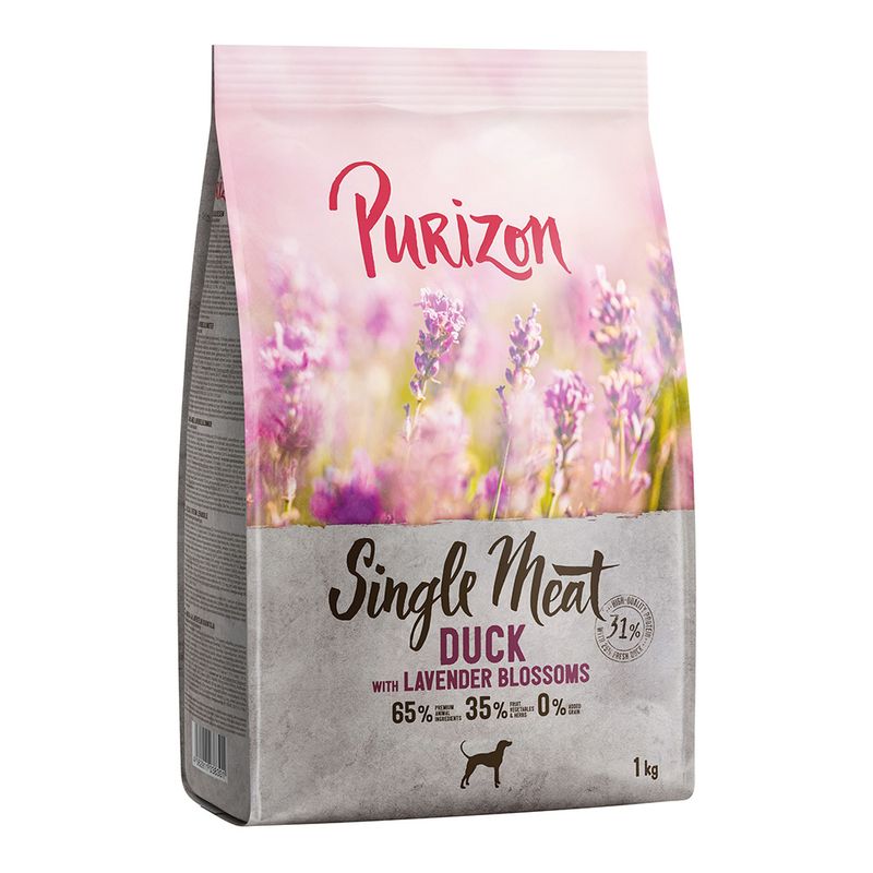 Zooplus Purizon Single Meat Adult Anatra con mela e fiori di lavanda per cane Prezzo Ridotto