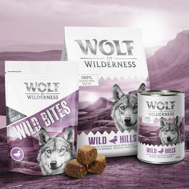 Zooplus Confezione prova Wolf of Wilderness Crocchette umido e snack per cane 2025