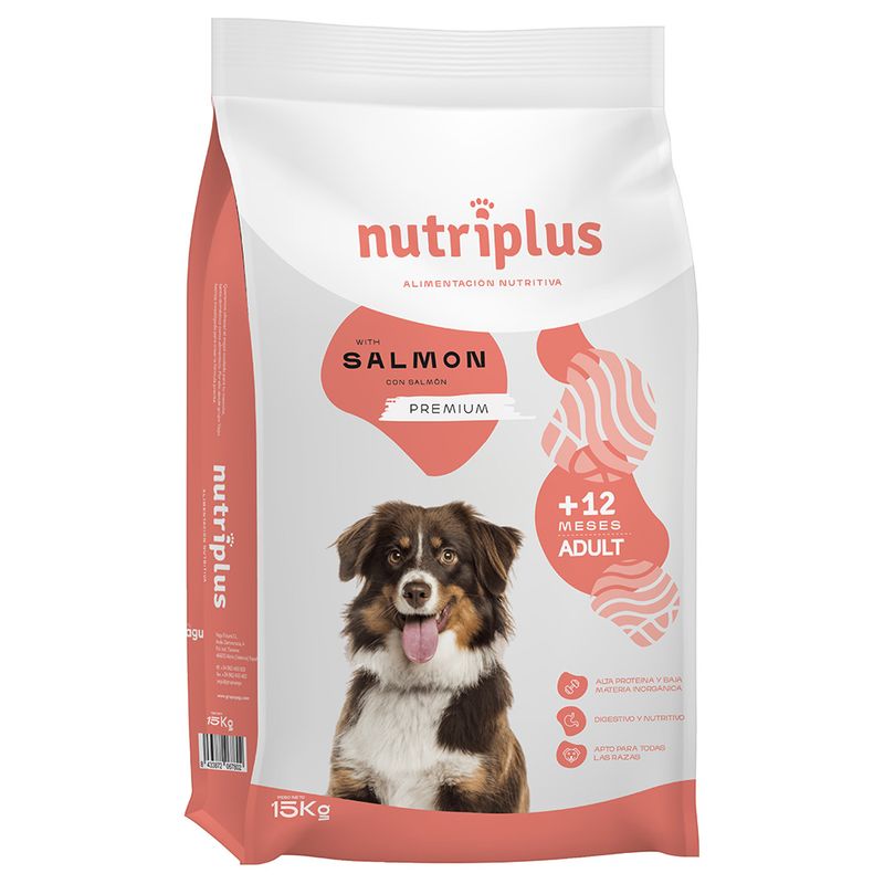 Zooplus Nutriplus Adult Dog con salmone Crocchette per cane Novità
