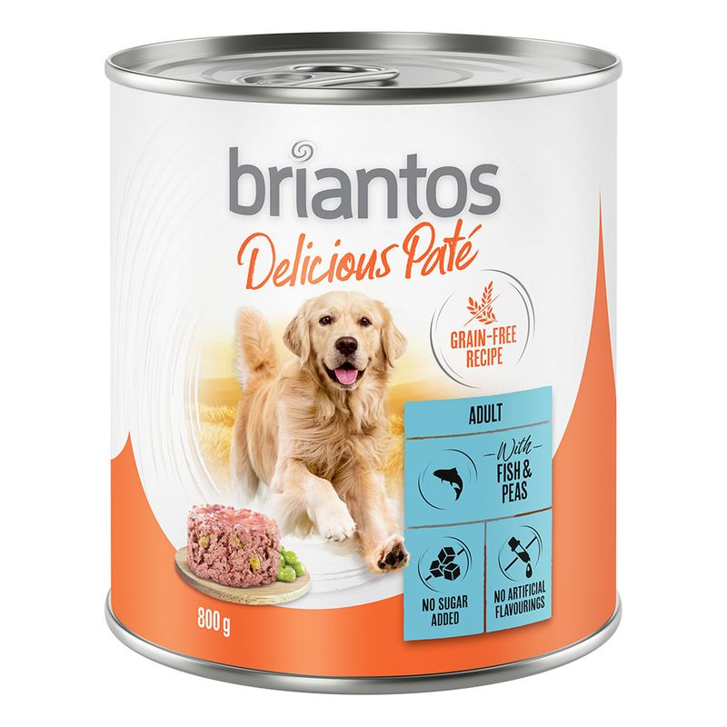 Zooplus Briantos Delicious Paté 6 x 800 g Umido per cane Promozione Limitata