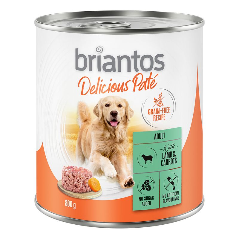Zooplus Briantos Delicious Paté 24 x 800 g Umido per cane Fino Al -60%