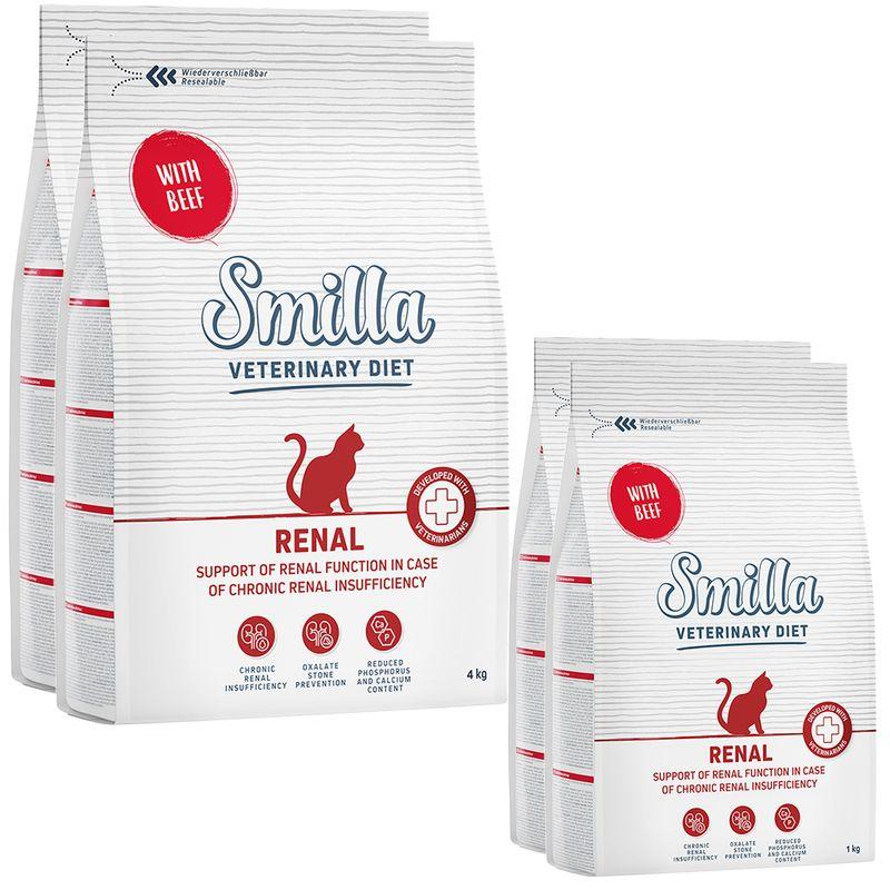 Zooplus Smilla Veterinary Diet Renal Manzo Crocchette gatto Presa