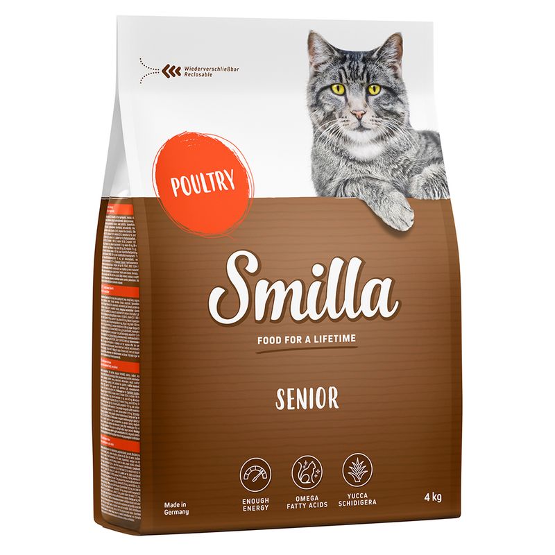Zooplus Smilla Senior Pollame Crocchette per gatti Offerte