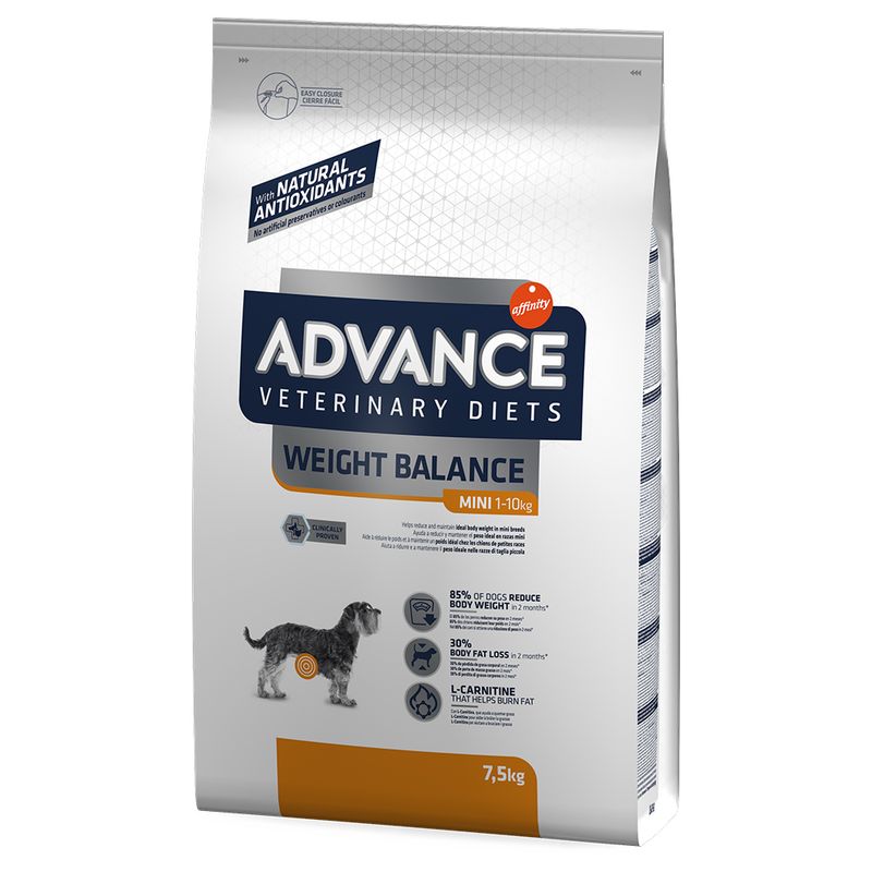 Zooplus Advance Veterinary Diets Weight Balance Mini Crocchette per cani