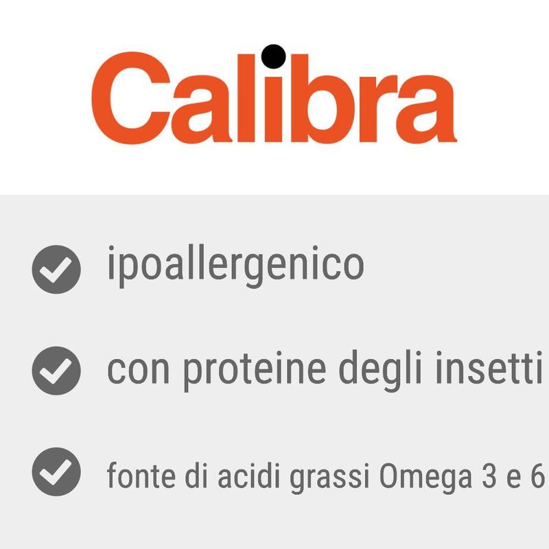 Zooplus Calibra Veterinary Diet Dog Ultra Hypoallergenic Insect Crocchette per cane Qualità Garantita
