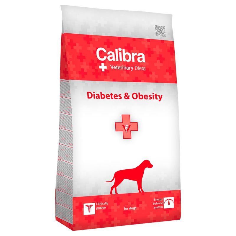 Zooplus Calibra Veterinary Diet Dog Diabetes & Obesity Pollame Crocchette per cane