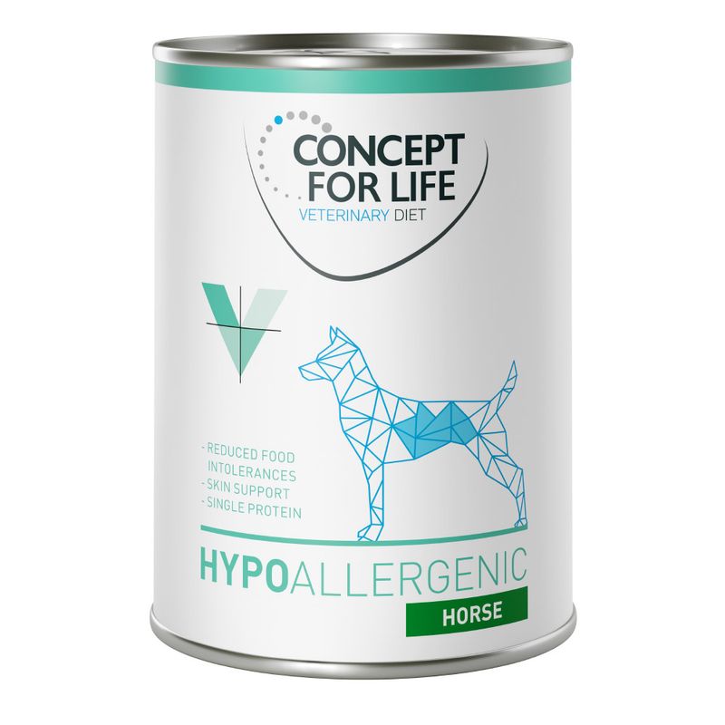 Zooplus Concept for Life Veterinary Diet Hypoallergenic Cavallo umido per cane