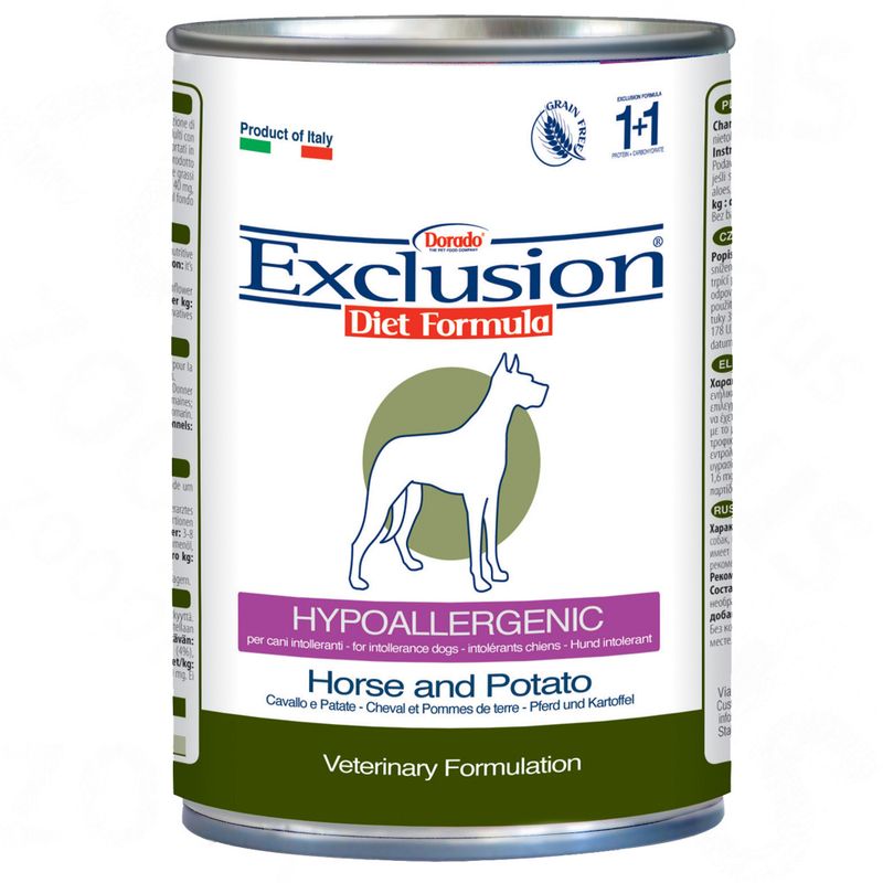 Zooplus Exclusion Diet Hypoallergenic Pacco misto 12 x 400 g Saldi