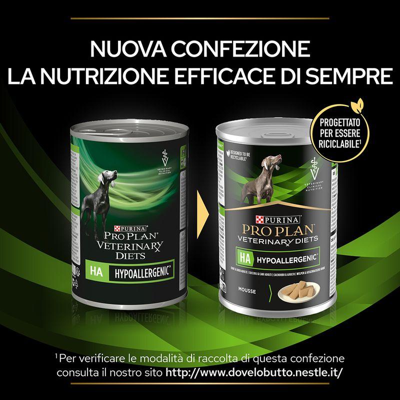 Zooplus PURINA PRO PLAN Veterinary Diets Canine Mousse Hypoallergenic Umido per cane Nuova