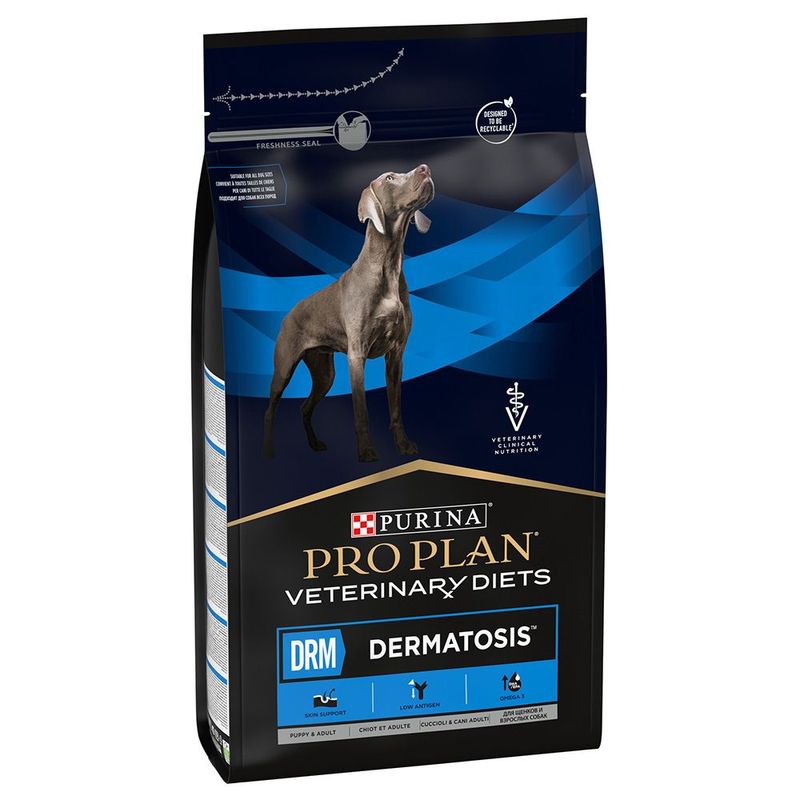 Zooplus PURINA PRO PLAN Veterinary Diets DRM Dermatosis Crocchette per cane Vendita