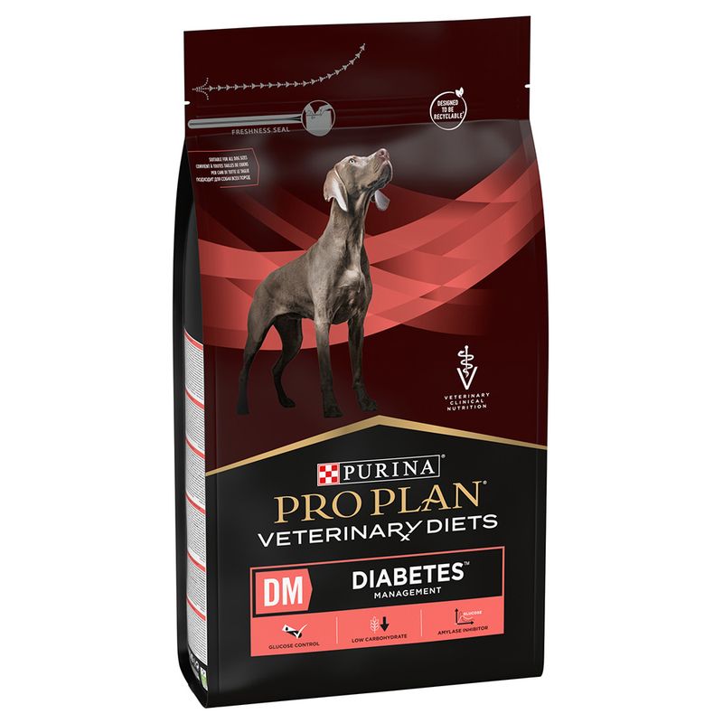 Zooplus PURINA PRO PLAN Veterinary Diets DM Diabetes Crocchette per cane Spedizione Gratuita