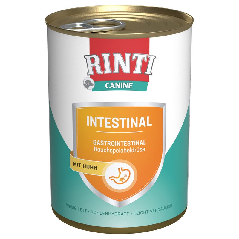 Zooplus RINTI Canine Intestinal con Pollo 400 g Alimento umido per cani
