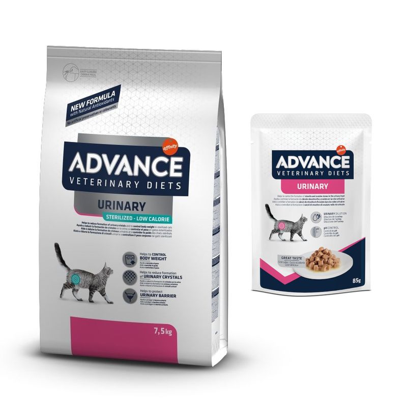 Zooplus Crocchette + umido Advance Veterinary Diet Feline gratis Moda