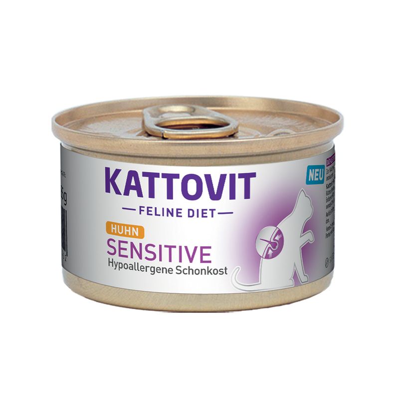 Zooplus Kattovit Sensitive Ipoallergenico 6 x 85 g Alimento umido per gatti Qualità