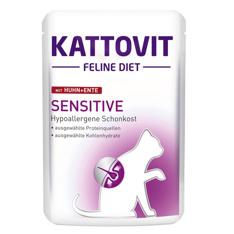 Zooplus Kattovit Sensitive Buste 6 x 85 g Alimento umido per gatti Negozi Online