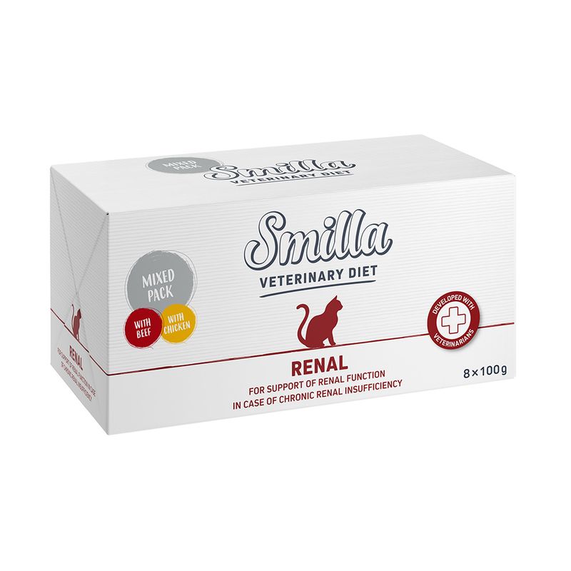 Zooplus Smilla Veterinary Diet Pacco misto 8 x 100 g umido gatto Sottocosto