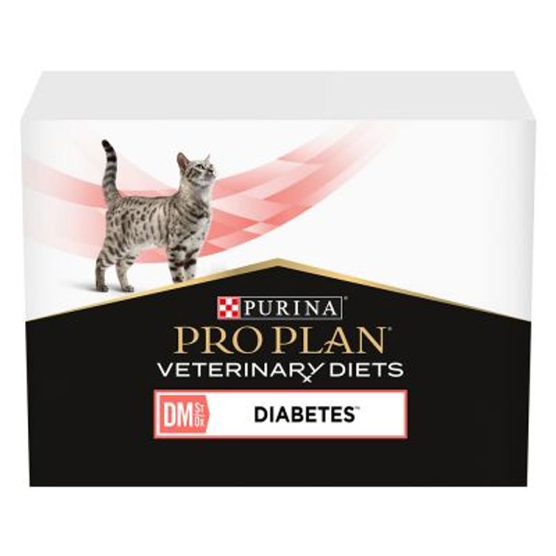 Zooplus Purina Pro Plan Veterinary Diets Feline DM ST/OX Diabetes Management Manzo