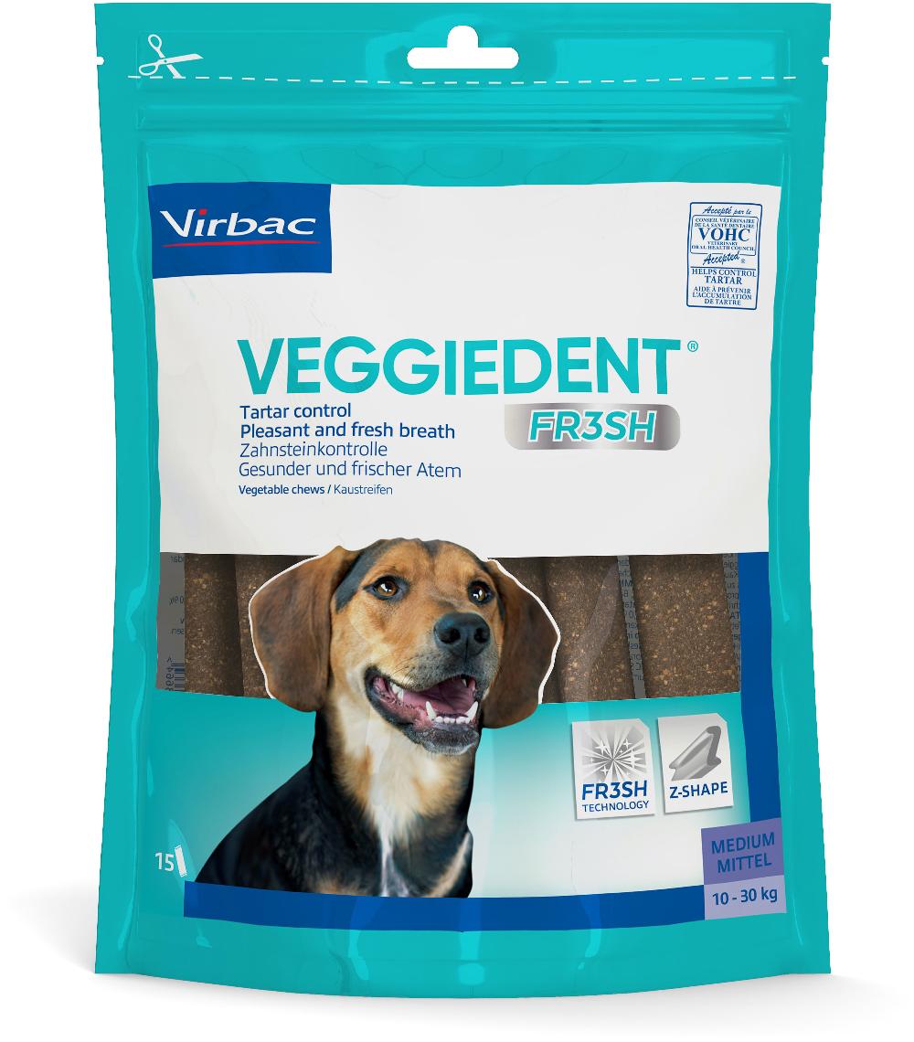 Miscota Virbac VeggieDent Fresh per i problemi di bocca nei cani Vendita Economica