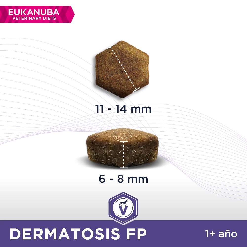 Miscota Eukanuba Cibo Secco per Cani Veterinare Diet Dermatosis FP