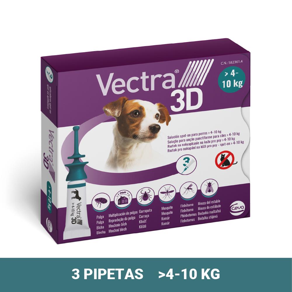 Miscota Vectra Pipette Sverminanti 3D per cani da 4-10 kg Convenienza