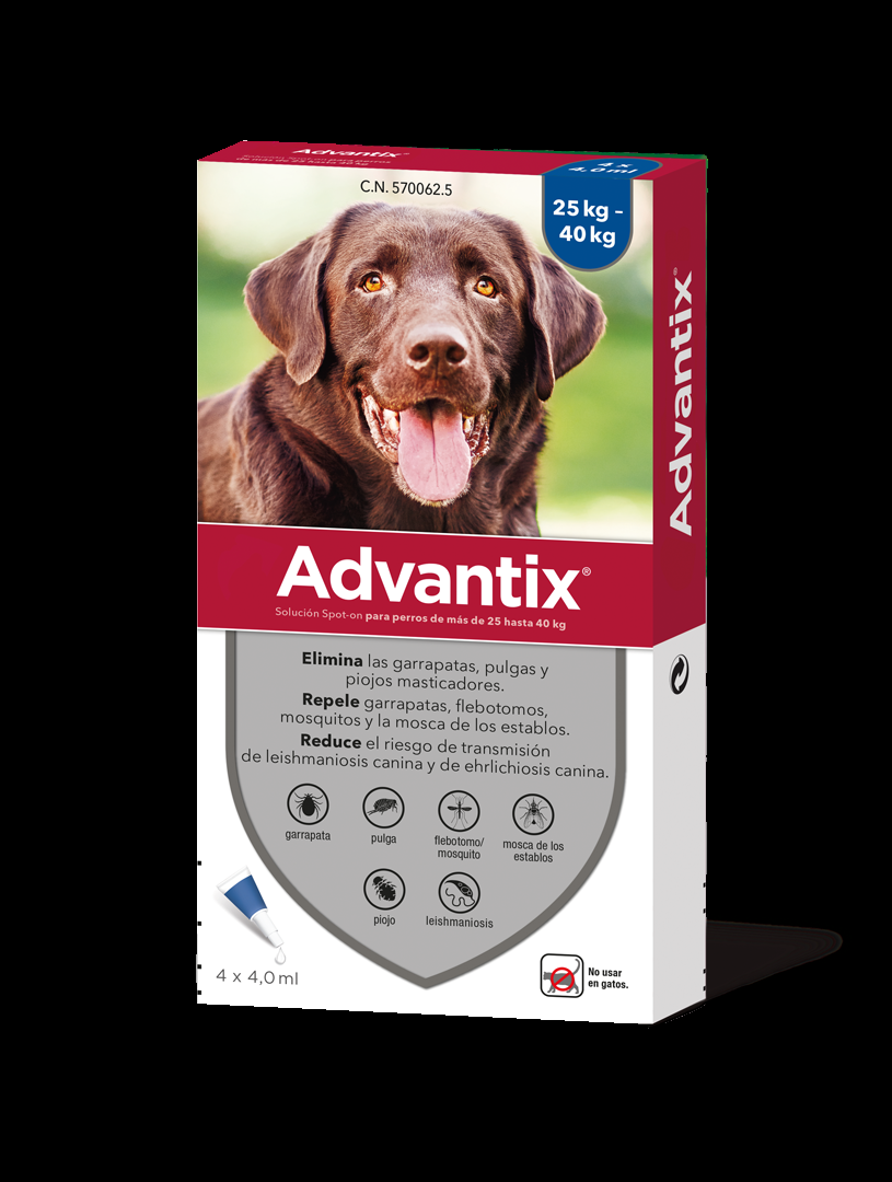 Miscota Advantix Pipetta Grande Taglia >25 Kg Presa