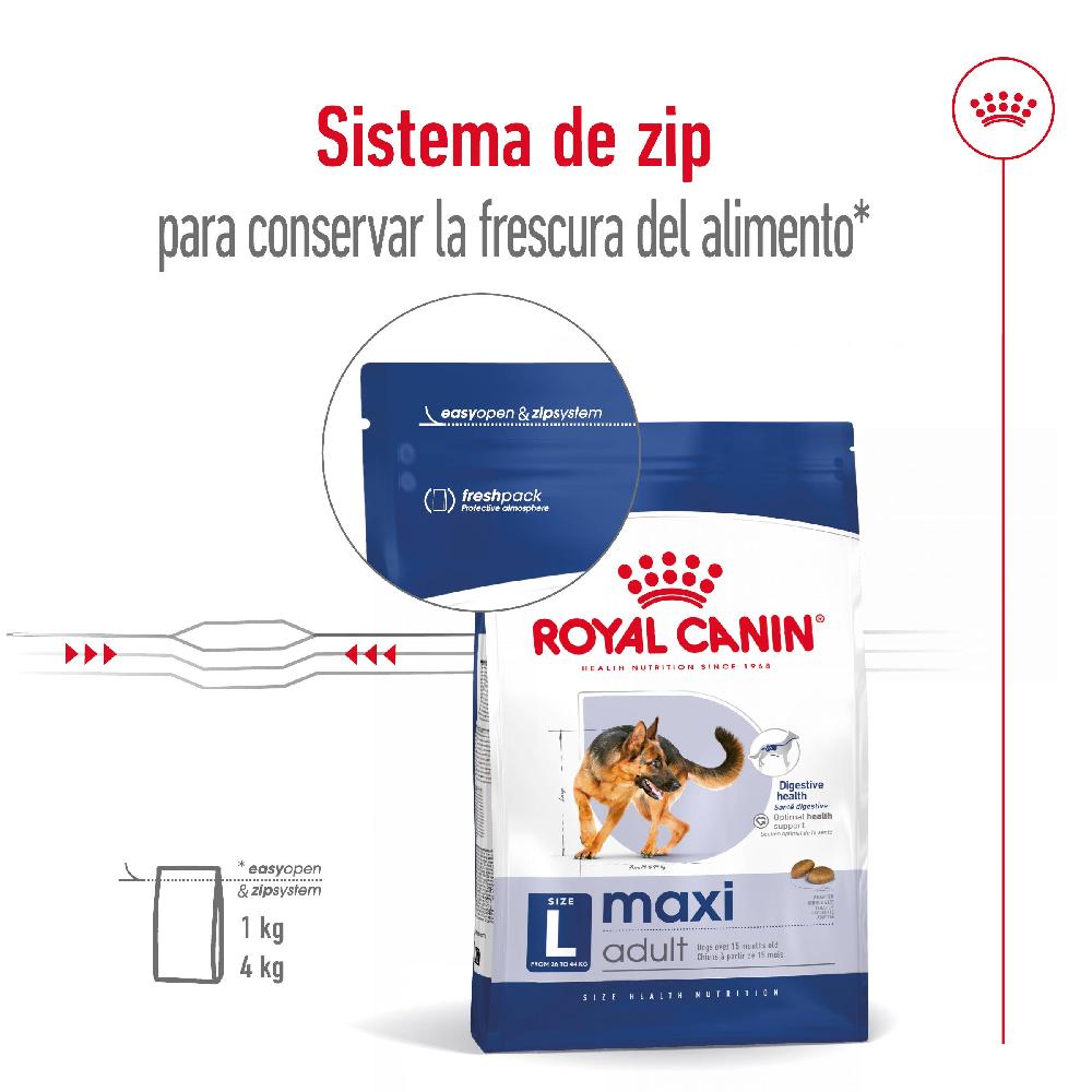 Miscota Royal Canin Maxi Adult Large Breed Dog Food per Cani Adulti di Razza Grande Offerta