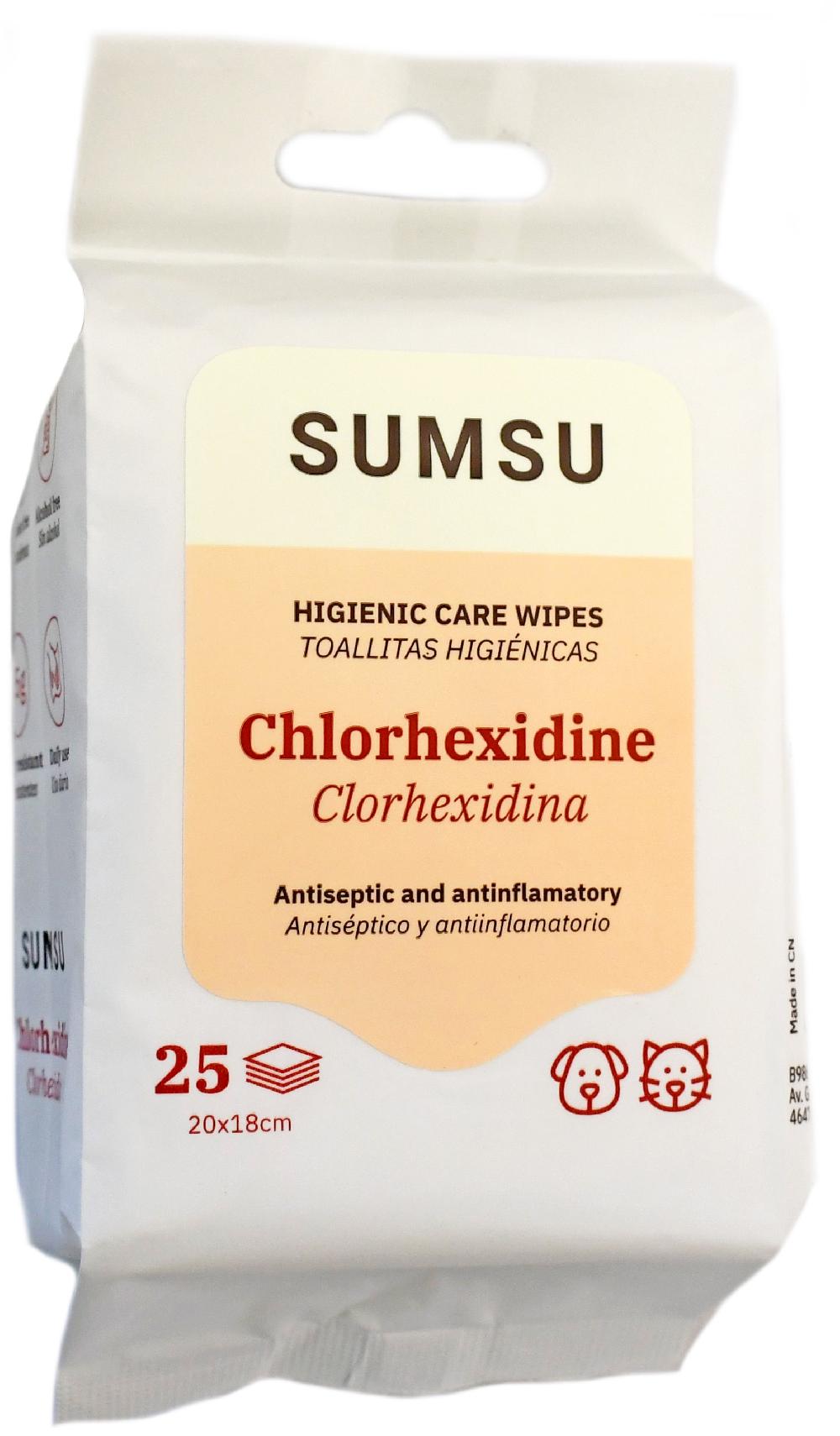 Miscota SUMSU Salviette umidificate con clorexidina per cani e gatti Hotsell