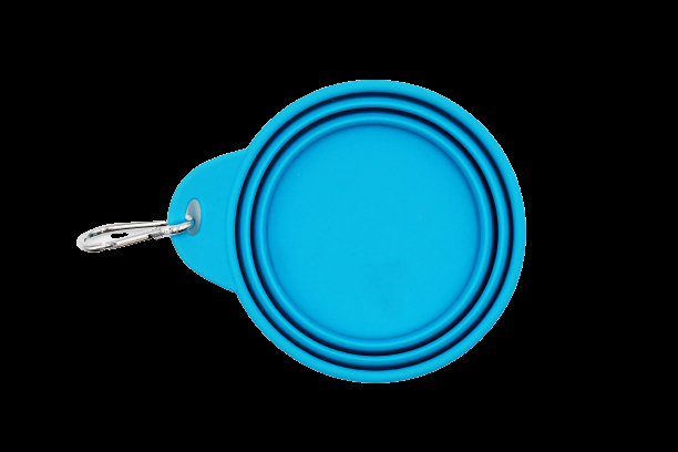 Miscota Musqui Piccola ciotola da viaggio pieghevole in silicone blu In Saldo
