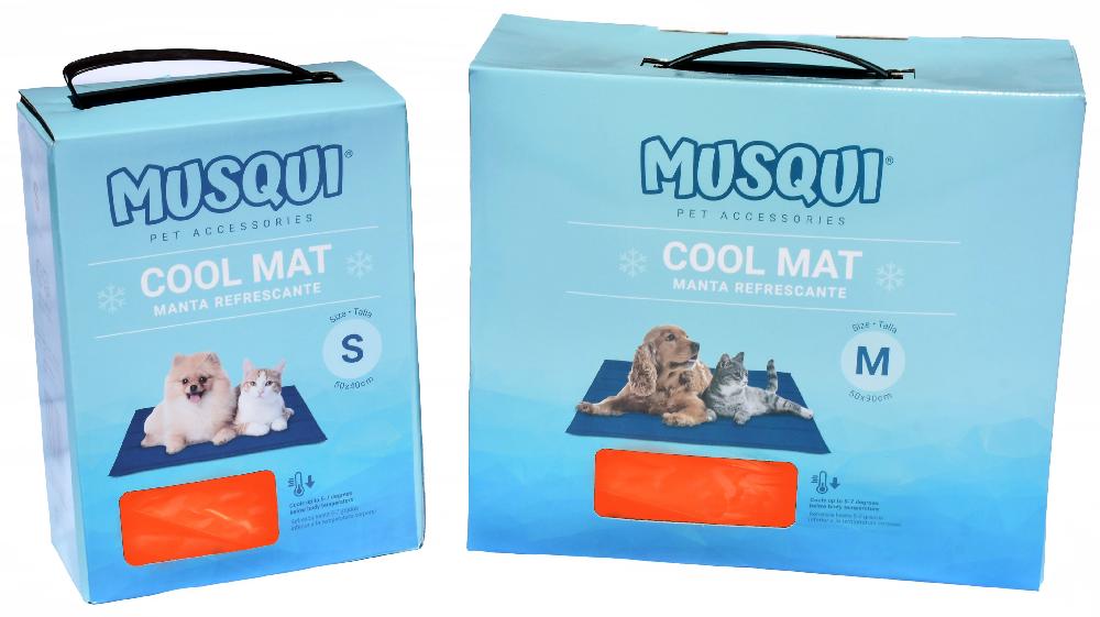 Miscota Musqui Coperta rinfrescante arancione per cani e gatti