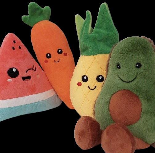 Miscota Musqui Dolce peluche ananas sorridente con suono per cani Presa