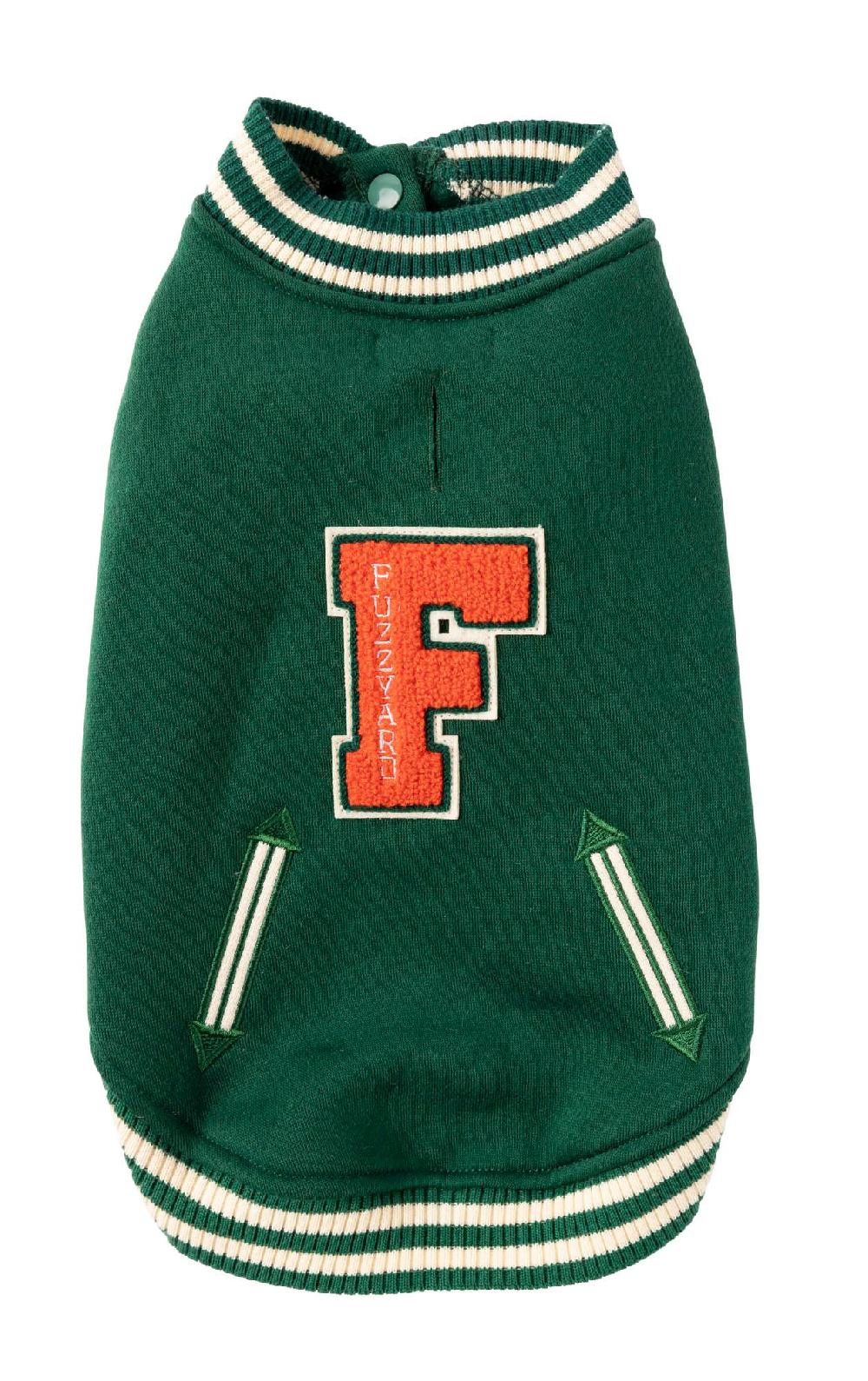 Miscota FuzzYard Giacca Letterman Verde Vendita Calda