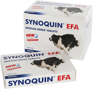 Miscota VetPlus Synoquin Joint Chondroprotector per cani medi in compresse Promozione Limitata