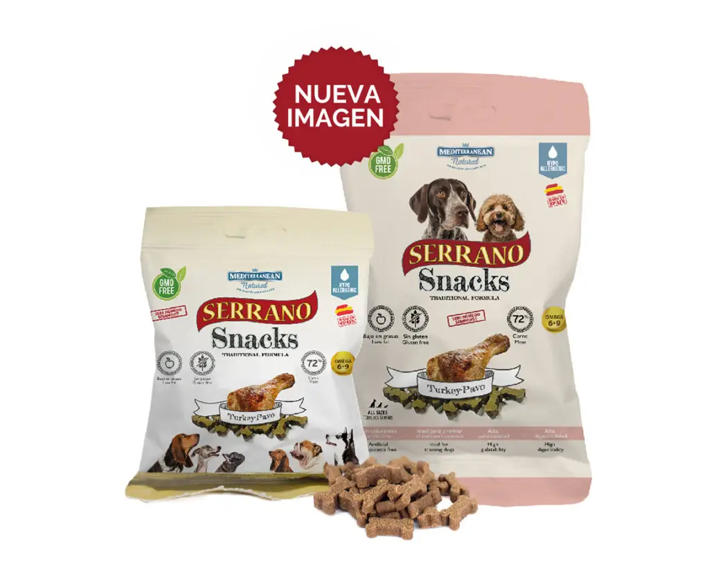 Miscota Mediterranean Natural Serrano Snacks con Tacchino