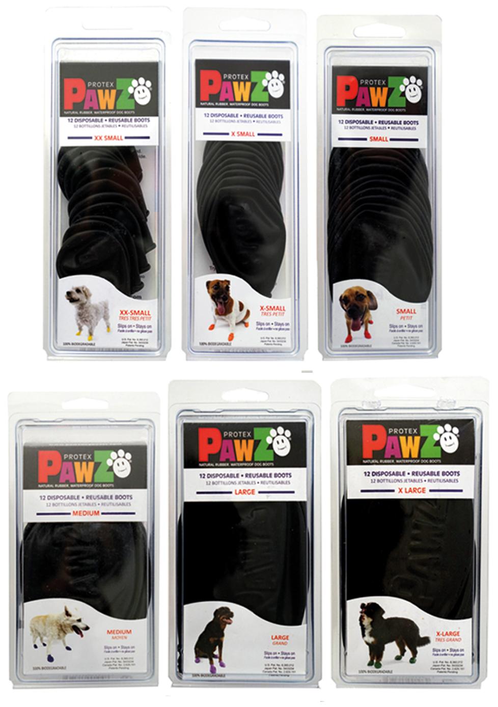 Miscota Pawz dog Stivali per cani neri Saldi