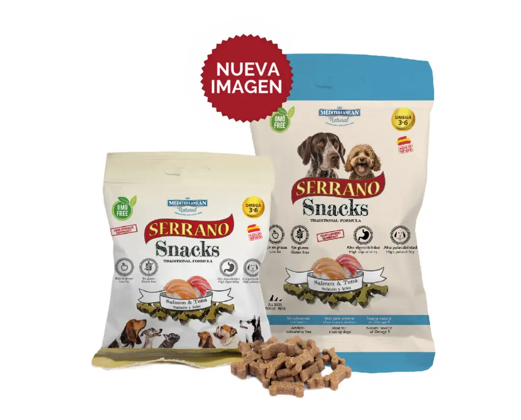 Miscota Mediterranean Natural Serrano Snacks con Salmone e Tonno