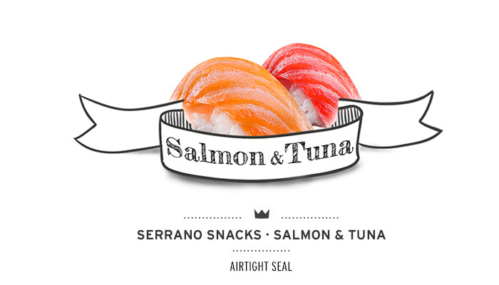 Miscota Mediterranean Natural Serrano Snacks con Salmone e Tonno Spedizione Gratuita