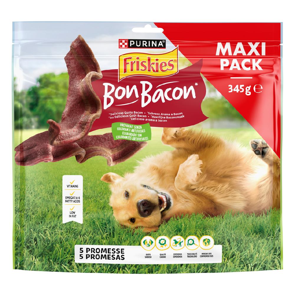 Miscota Purina Friskies Maxipack Bon Bacon Snack per Cani Sconto