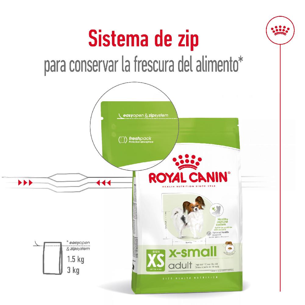 Miscota Royal Canin X-Small Adult per cani adulti di razza in miniatura Nuova